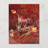 Serusier - Bouquet of Tulips, Birthday Wishes Postkarte (Vorderseite)