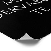 Serva me servabo te poster (Ecke)