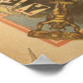 Servais Le Roy Magician Illusion VAUDEVILLE Poster (Ecke)