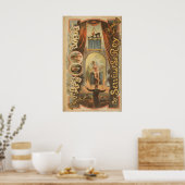 Servais Le Roy Magician Illusion VAUDEVILLE Poster (Küche)