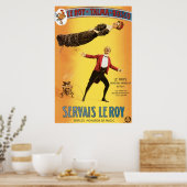 Servais Le Roy ~ Vintager Monarch of Magic Act Poster (Küche)