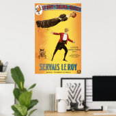 Servais Le Roy ~ Vintager Monarch of Magic Act Poster (Heimbüro)