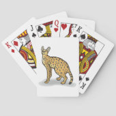 Serval Animal Playing Cards Spielkarten (Rückseite)