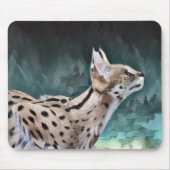 Serval Cat Mousepad (Vorne)