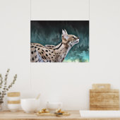 Serval Cat Poster (Küche)