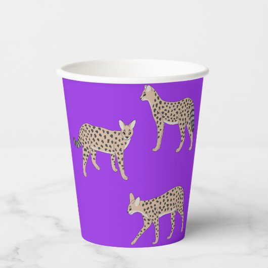 Serval Cats Pappbecher (Vorderseite)
