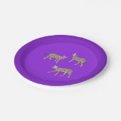 Serval Cats Pappteller (Schrägansicht)