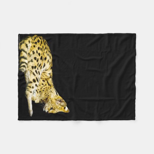 Serval Fleecedecke (Vorderseite (Horizontal))