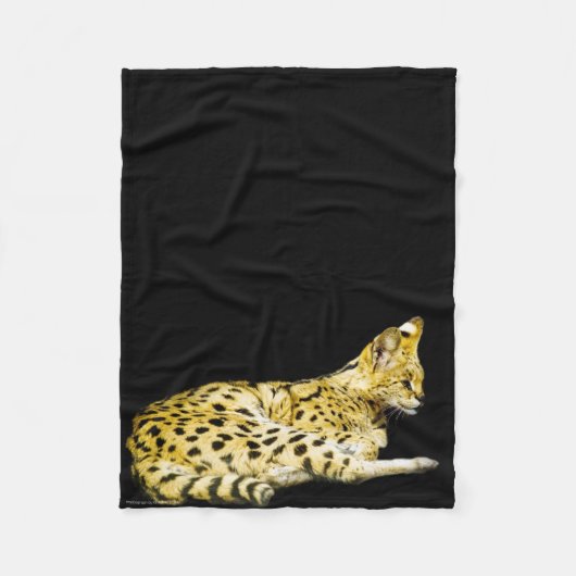 Serval Fleecedecke (Vorderseite)