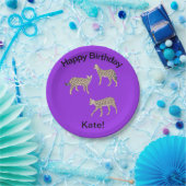 Serval Katzen  Pappteller (Party)