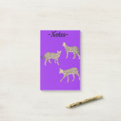 Serval Katzen Post-it Klebezettel (Auf Schreibtisch)