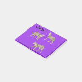 Serval Katzen Post-it Klebezettel (angewinkelt)