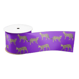Serval Katzen Satinband