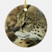 Serval Keramik Ornament (Hinten)