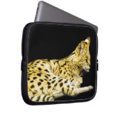 Serval Laptop Sleeve (Vorne Rechts)