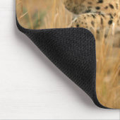 Serval (Leptailurus Serval) springend Mousepad (Ecke)