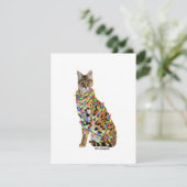 Serval - Urlaubskarte Feiertagskarte (Stehend Vorderseite)