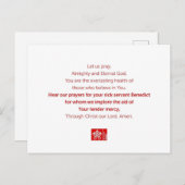 Servant Benedict Postkarte (Vorne/Hinten)