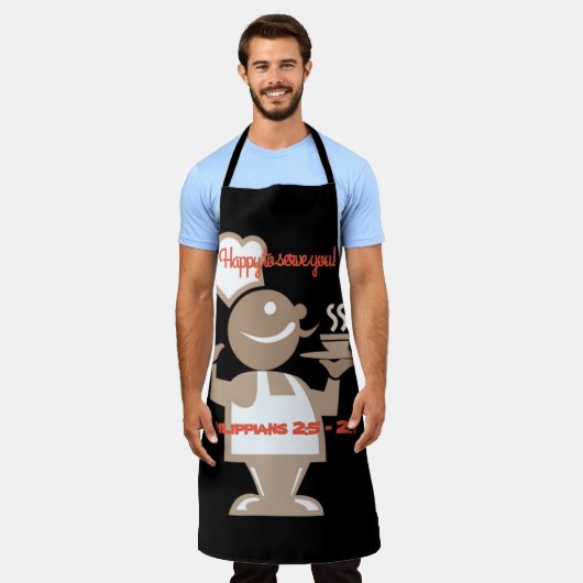 Servante Schürze (Getragen)