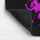 Serve Me Wine Funny Badminton Player Trinken Gesch Mousepad (Ecke)