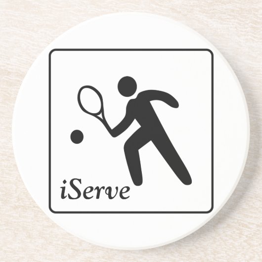 Serve Sandstone Untersetzer (Vorne)