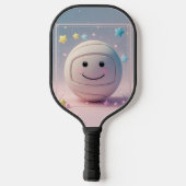 Serve. Schmettern. Lächle. - Niedlich Kawaii Pickl Pickleball Schläger (Rückseite)