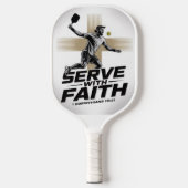 Serve With Faith Christian Pickleball Paddle (Vorderseite)