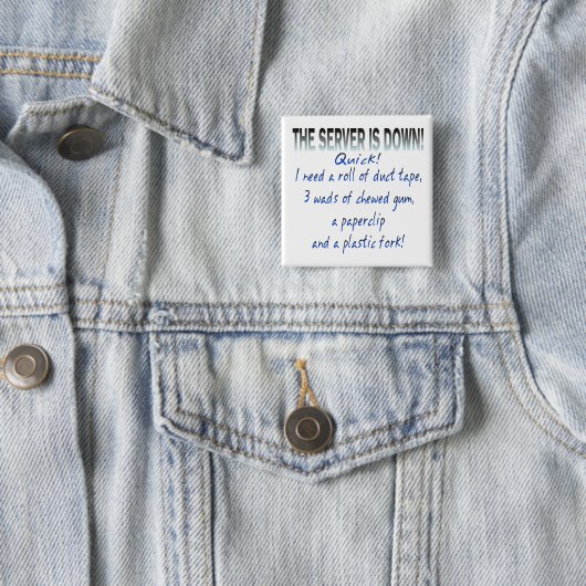 Server ist unten button (Beispiel)