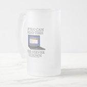 Server ist unten mattglas bierglas (Vorderseite Links)