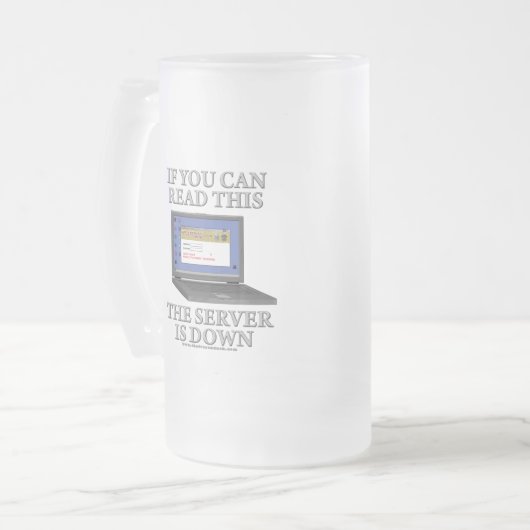 Server ist unten mattglas bierglas (Vorderseite Links)