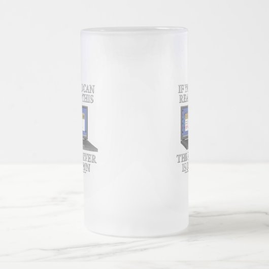 Server ist unten mattglas bierglas (Mittel)