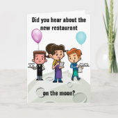 Server-Kellnerin oder -Kellnerin Funny Birthday Karte (Vorderseite)