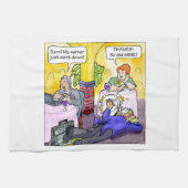 Server runter! geschirrtuch (Horizontal)