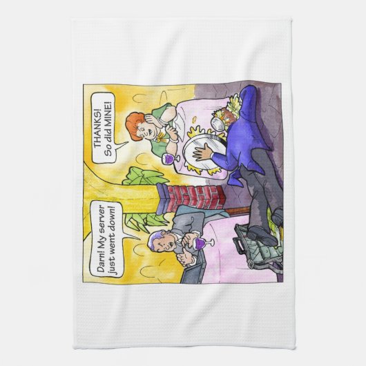 Server runter! geschirrtuch (Vertikal)