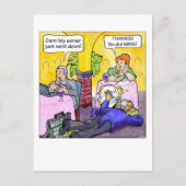 Server runter! postkarte (Vorderseite)