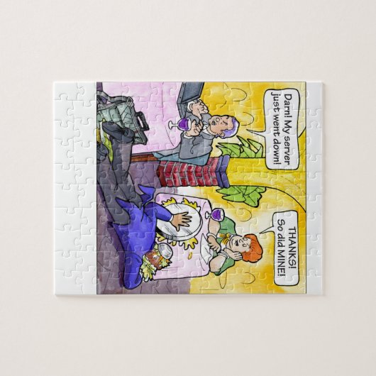 Server unten! puzzle (Horizontal)