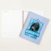 Serverloser lustiger Affe-Entwicklerhumor Planer (Anzeige)