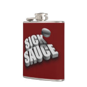 Serves Sick Sauce (Hockey) Flachmann (Links)
