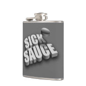 Serves Sick Sauce (Hockey) Flachmann (Links)