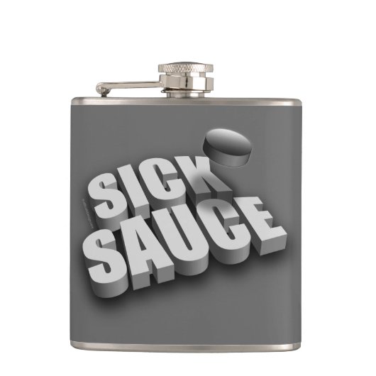 Serves Sick Sauce (Hockey) Flachmann (Vorderseite)
