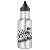 Serves Sick Sauce (Hockey) Trinkflasche (Rechts)
