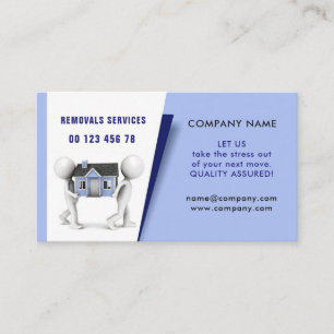 Service, Abbauservice verpacken u. auspackend Visitenkarte