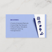 Service, Abbauservice verpacken u. auspackend Visitenkarte (Rückseite)