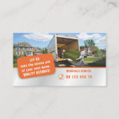 Service, Abbauservice verpacken u. auspackend Visitenkarte (Vorderseite)