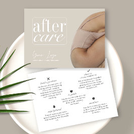 Service Aftercare Skincare Business Card Visitenkarte