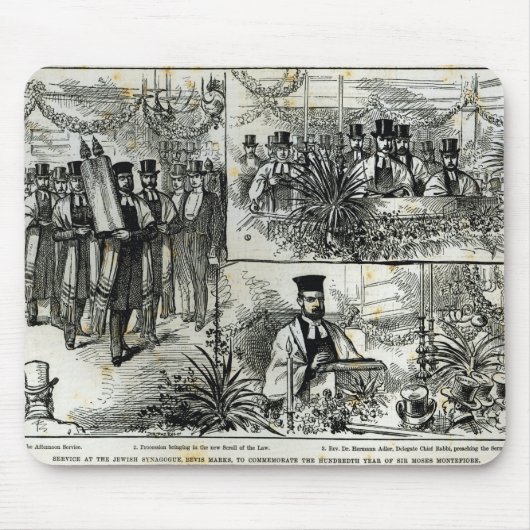 Service an der jüdischen Synagoge Mousepad (Vorne)