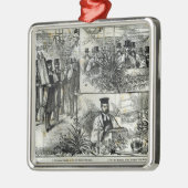 Service an der jüdischen Synagoge Ornament Aus Metall (Links)