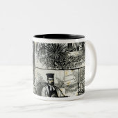 Service an der jüdischen Synagoge Zweifarbige Tasse (VorderseiteRechts)