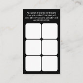 Service Business Valentine's Day QR Thank You Treuekarte (Rückseite)