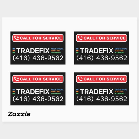 Service Call Sticker (Blatt)